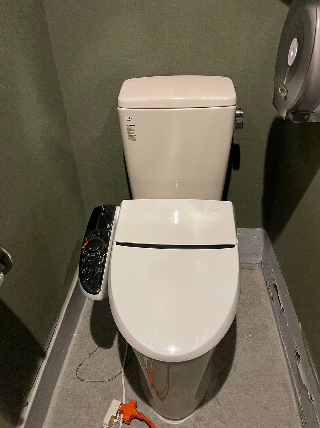 画像0：ウォシュレット取付